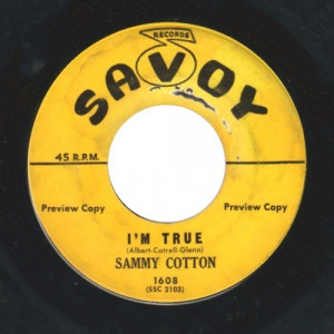 Sammy Cotton - Nobody / I'm True - 7
