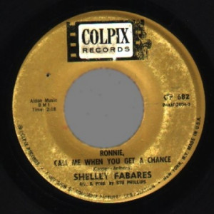 Shelley Fabares - Ronnie Call Me When You Get A Chance / I Left A Note To Say Goodbye - 45 - Vinyl - 45''