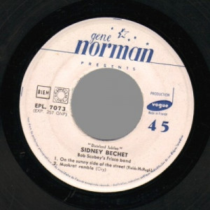 Sidney Bechet - Gene Norman presents 'Dixieland Jubilee' - EP - Vinyl - EP