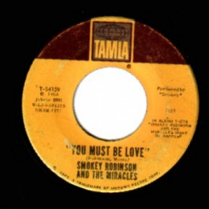 Smokey Robinson & The Miracles - I Second That Emotion / You Must Be In Love - 45 - Vinyl - 45''