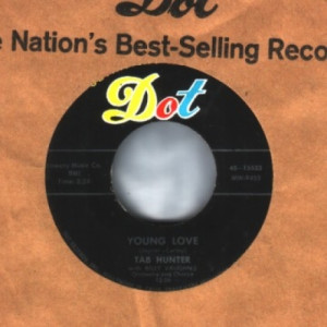 Tab Hunter - Young Love / Red Sails In The Sunset - 45 - Vinyl - 45''