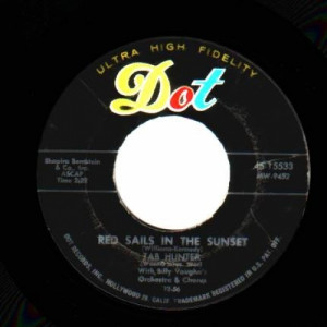Tab Hunter - Young Love / Red Sails In The Sunset - 45 - Vinyl - 45''