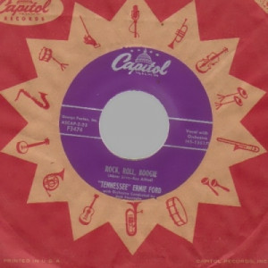 Tennessee Ernie Ford - Rock Roll Boogie / Call Me Darling - 45 - Vinyl - 45''