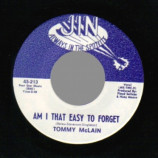 Tommy Mclain - I'm Gonna Cry / Am I That Easy To Forget - 45