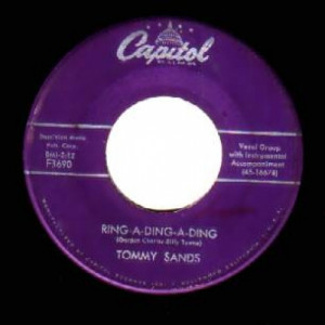 Tommy Sands - Ring A Ding-a-ding / My Love Song - 45 - Vinyl - 45''