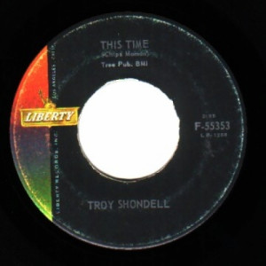 Troy Shondell - This Time / Girl After Girl - 45 - Vinyl - 45''