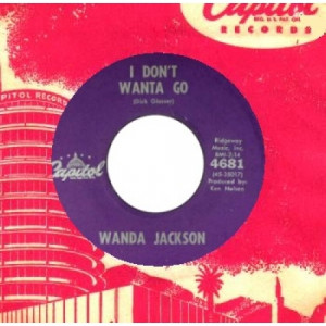 Wanda Jackson - A Little Bitty Tear / I Don't Wanta Go - 45 - Vinyl - 45''