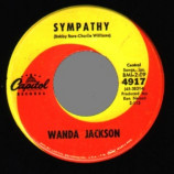 Wanda Jackson - But I Was Lying / Sympathy - 45