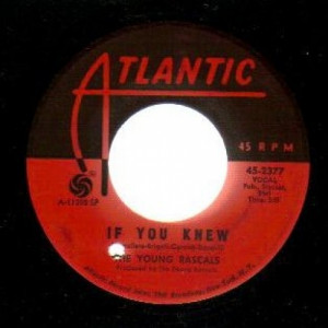 Young Rascals - I've Been Lonely Too Long / If You Knew - 45 - Vinyl - 45''
