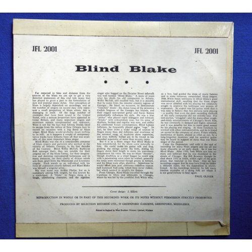 Blind Blake - The Legendary Blind Blake - Vinyl - EP