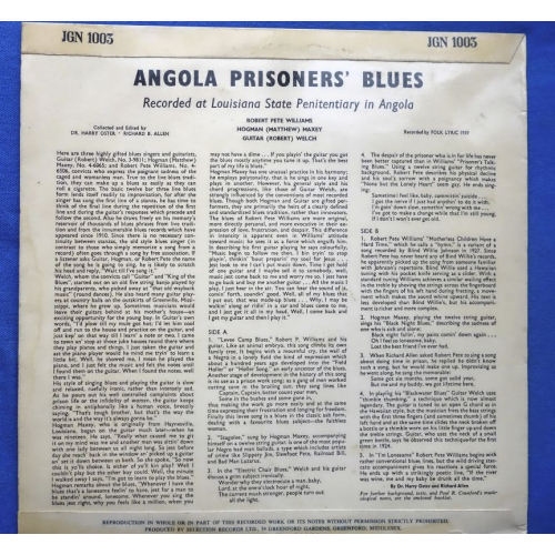 Robert Pete Williams - Angola Prisoners' Blues - Vinyl - LP