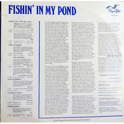 Various ‎– Fishin' In My Pond (Chicago Blues Bands - Various ‎– Fishin' In My Pond (Chicago Blues Bands) - Vinyl - LP