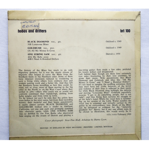 Various - HOBOS & DRIFTERS - Vinyl - EP