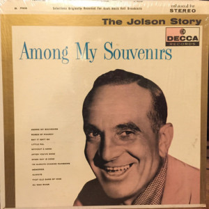 Al Jolson - The Jolson Story - Among My Souvenirs [Vinyl] - LP - Vinyl - LP