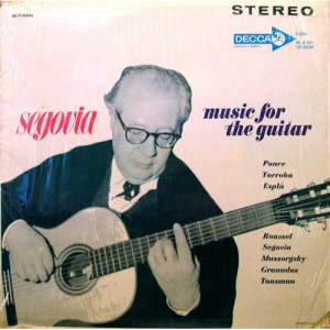 Andres Segovia - Music For The Guitar [Vinyl] - LP - Vinyl - LP