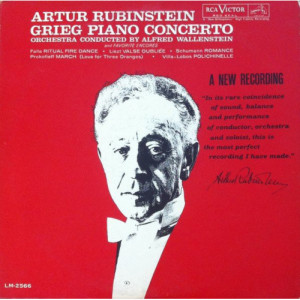 Artur Rubinstein - Grieg: Piano Concerto in A minor and Favorite Encores [LP] - LP - Vinyl - LP