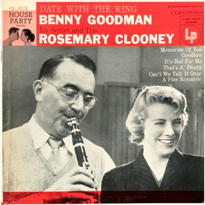 Benny Goodman His Sextet And Trio / Rosemary Clooney - Date With The King [Vinyl] - 10 Inch 33 1/3 RPM - Vinyl - 10'' 