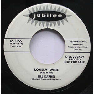 Bill Darnel - I Understand / Lonely Wine [Vinyl] - 7 Inch 45 RPM - Vinyl - 7"