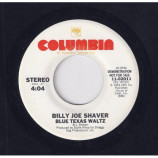 Billy Joe Shaver - Blue Texas Waltz / Saturday Night [Vinyl] - 7 Inch 45 RPM