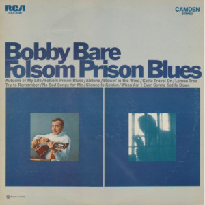 Bobby Bare - Folsom Prison Blues [Vinyl] - LP - Vinyl - LP