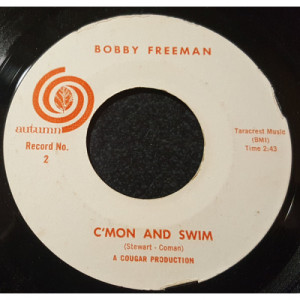 Bobby Freeman - C'mon And Swim / C'mon And Swim—Part 2 [Vinyl] - 7 Inch 45 RPM - Vinyl - 7"