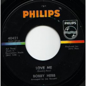 Bobby Hebb - Love Me / Babee I'm Crazee (Crazy Baby) [Record] - 7 Inch 45 RPM - Vinyl - 7"