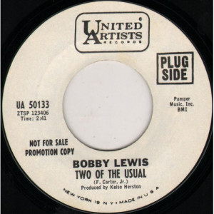 Bobby Lewis - Two Of The Usual / Your B.A.B.Y. Baby Don't Love You [Vinyl] - 7 Inch 45 RPM - Vinyl - 7"