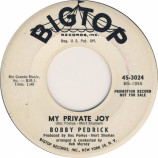 Bobby Pedrick Jr. - My Private Joy / Summer Nights [Vinyl] - 7 Inch 45 RPM