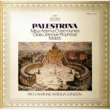 Bruno Turner The Pro Cantione Antiqua London - Palestrina: Missa Aeterna Christi Munera Oratio Jeremiae Prophetae Motetti - LP