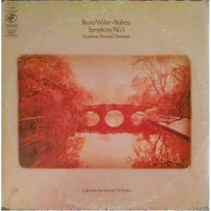 Bruno Walter and The Columbia Symphony Orchestra - Johannes Brahms: Symphony No. 3 / Academic Festival Overture [Record] - LP - Vinyl - LP