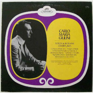 Carlo Maria Giulini / The Philharmonia Orchestra - Verdi & Rossini Overtures [Vinyl] - LP - Vinyl - LP