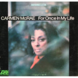 Carmen McRae - For Once In My Life [Vinyl] Carmen McRae - LP