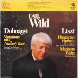 Christoph Von Dohnanyi / Earl Wild - Variations On A Nursery Tune / Hungarian Fantasy / Mephisto Waltz - LP