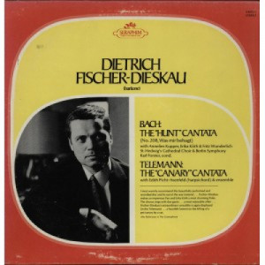Dietrich Fischer-Dieskau - Bach: The ''Hunt'' Cantata Telemann: The ''Canary'' Cantata [Record] - LP - Vinyl - LP