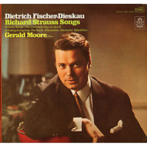 Dietrich Fischer-Dieskau Gerald Moore - Richards Strauss Songs / 19 Early Songs / The Complete Opp 10 15 & 17 Including  - Vinyl - LP