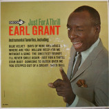 Earl Grant - Just for a Thrill [Record] Earl Grant - LP