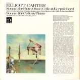 Elliott Carter - Sonata For Cello And Piano (1948) - LP