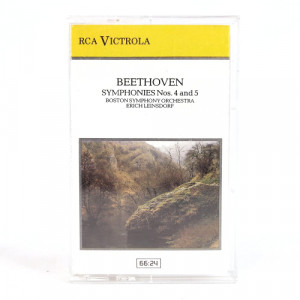 Erich Leinsdorf / The Boston Symphony Orchestra - Beethoven Symphonies Nos. 4 and 5 [Audio Cassette] - Audio Cassette - Tape - Cassete