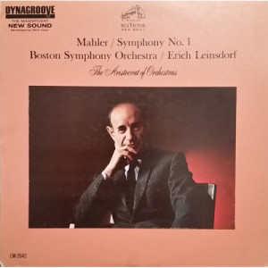 Erich Leinsdorf The Boston Symphony Orchestra - Mahler Symphony No. 1 in D [Record] - LP - Vinyl - LP