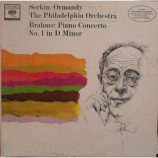 Eugene Ormandy And The Philadelphia Orchestra / Rudolf Serkin - Piano Concerto No.1 In D Minor - LP