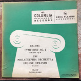 Eugene Ormandy / The Philadelphia Orchestra - Brahms Symphony No. 4 In E Minor Op. 98 [Vinyl] Eugene Ormandy - LP