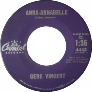 Gene Vincent - Anna-Annabelle / Pistol Packin' Mama [Vinyl] - 7 Inch 45 RPM - Vinyl - 7"