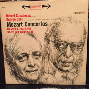 George Szell And The Columbia Symphony Orchestra / Robert Casadesus - Mozart: Concertos No. 22 In E Flat K. 482 / No. 23 In A Major K. 488 [Vinyl] - L - Vinyl - LP