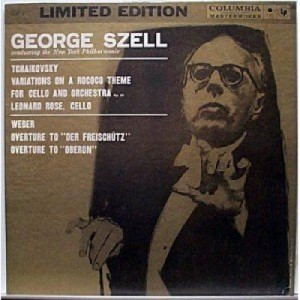 George Szell & The New York Philharmonic - Tchaikovsky: Variations On A Rococo Theme / Weber: Overture To Der Freischutz /  - Vinyl - LP