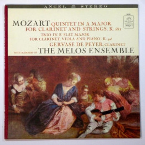 Gervase de Peyer / The Melos Ensemble - Mozart: Quintet in A Major for Clarinet and Strings K. 581 / Trio in E - Flat Ma - Vinyl - LP