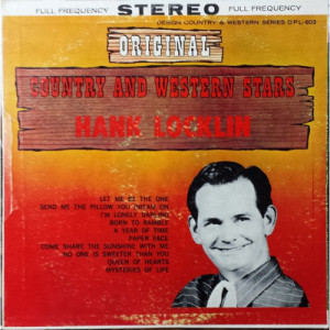 Hank Locklin - Original Country And Western Stars Hank Locklin [Vinyl] - LP - Vinyl - LP