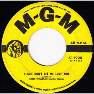 Hank Williams - Please Don't Let Me Love You / Faded Love And Winter Roses [Vinyl] - LP - Vinyl - LP
