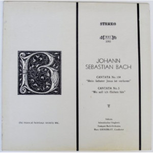 Hans Grischkat Stuttgart Bach-Orchestra - Johann Sebastian Bach: Cantata No. 154/Cantata No. - LP - Vinyl - LP