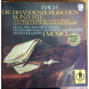 Heinz Holliger - Bach: Die Brandenburgischen Konzerte / The Brandenburg Concertos / I Musici - LP - Vinyl - LP