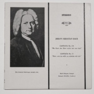 Helmuth Rilling - Bach Cantata No 178 and Cantata No 73 - LP - Vinyl - LP